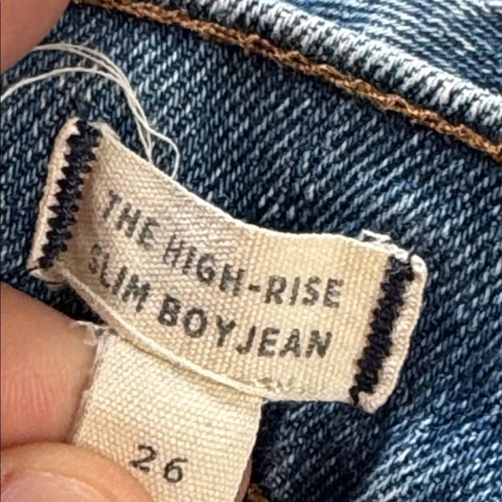 Madewell high-rise slim boy jean size 26 - Picture 5 of 12